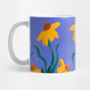 Blue Daisies Mug